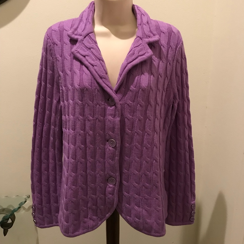 Talbots pure merino wool sweater size Lp